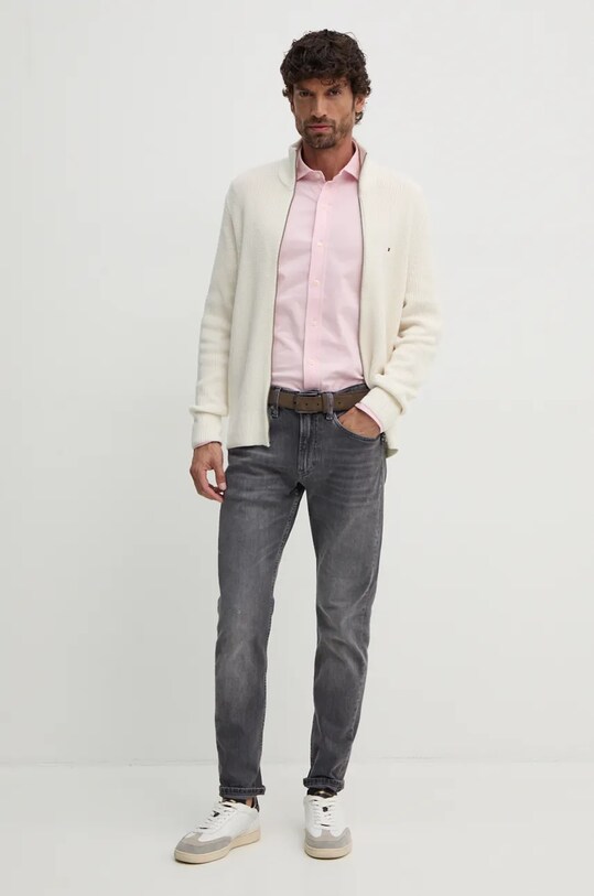 Ruházat Polo Ralph Lauren pamut ing 710899386 rózsaszín
