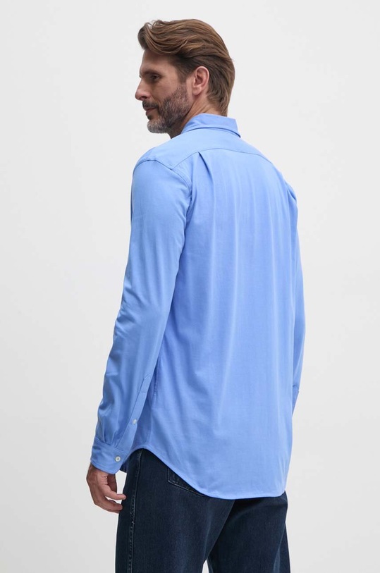 Βαμβακερό πουκάμισο Polo Ralph Lauren μπλε 710899386