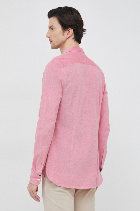 Odzież Tommy Hilfiger koszula bawełniana MW0MW30675.PPYX czerwony