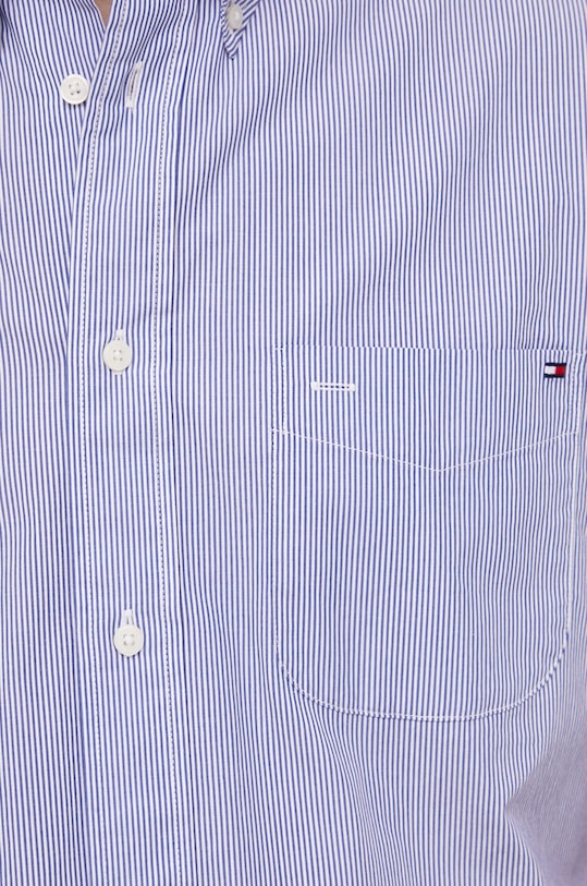 Tommy Hilfiger koszula bawełniana MW0MW31441.PPYX niebieski SS23