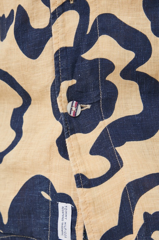 Plátěná košile Tommy Hilfiger MW0MW30912.PPYX námořnická modř