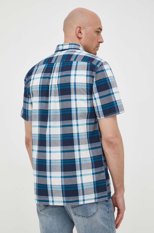Βαμβακερό πουκάμισο Tommy Hilfiger σκούρο μπλε MW0MW30701.PPYX