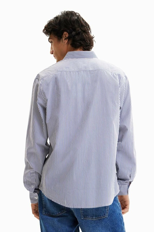 Desigual koszula bawełniana niebieski 23SMCW15