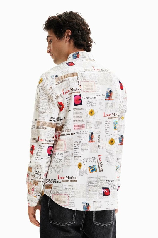 Desigual koszula bawełniana biały 23SMCW20