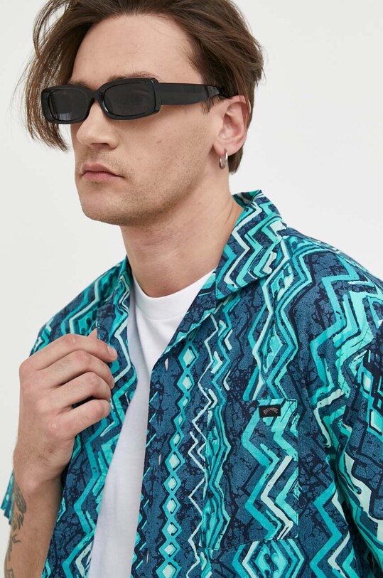 Βαμβακερό πουκάμισο Billabong casual μπλε ABYWT00205