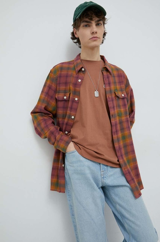Памучна риза Levi's каре многоцветен 19573.0187
