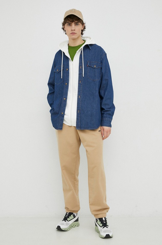 Levi's koszula jeansowa A1919.0020 granatowy SS23