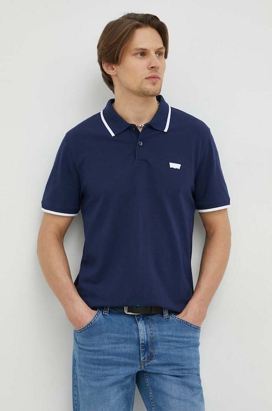Levi's polo z elastanem granatowy A4842.0034