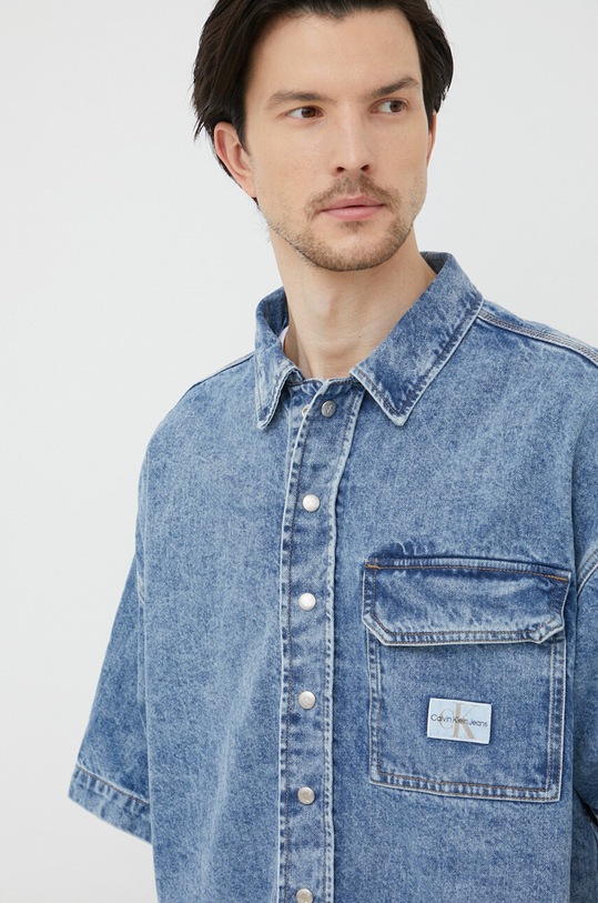 Calvin Klein Jeans koszula jeansowa J30J322775.PPYX