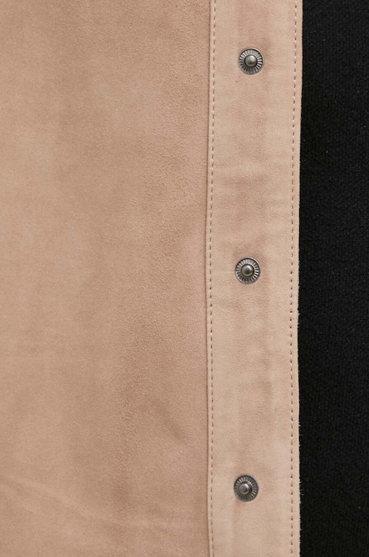 Bruuns Bazaar koszula zamszowa Barley BBM1428 beżowy SS23