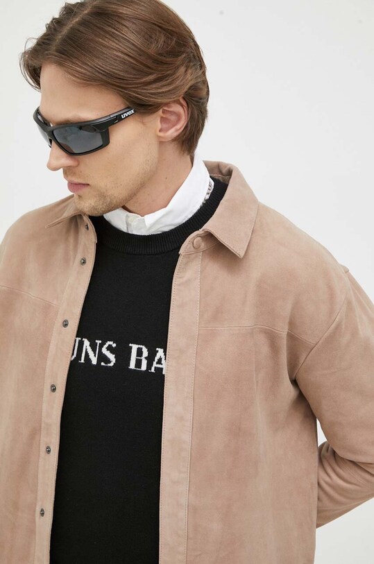 Bruuns Bazaar koszula zamszowa Barley BBM1428