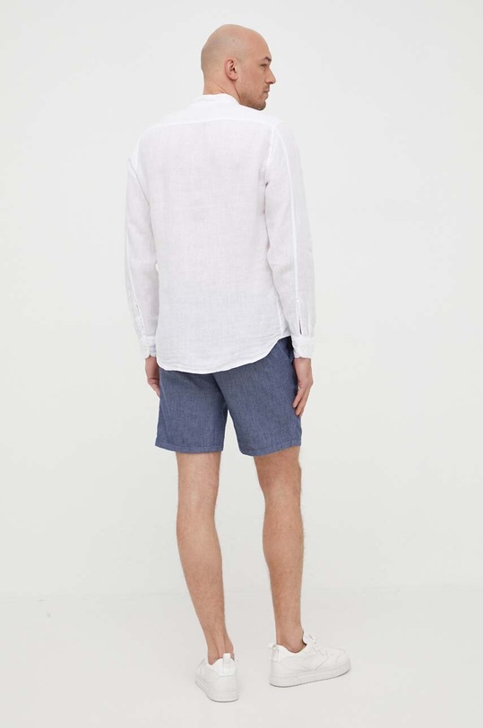 BOSS koszula lniana BOSS ORANGE biały 50489339