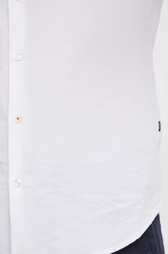 BOSS cămașă din bumbac ORANGE 50489351 alb