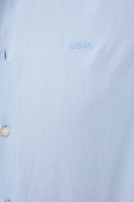 BOSS cămașă din bumbac ORANGE 50489351 albastru