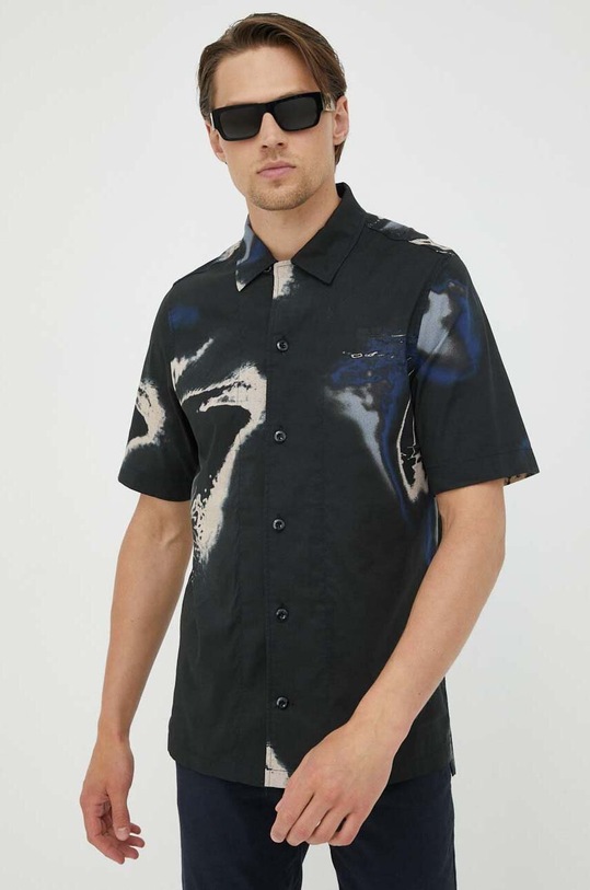 Πουκάμισο G-Star casual μαύρο D22950.D362