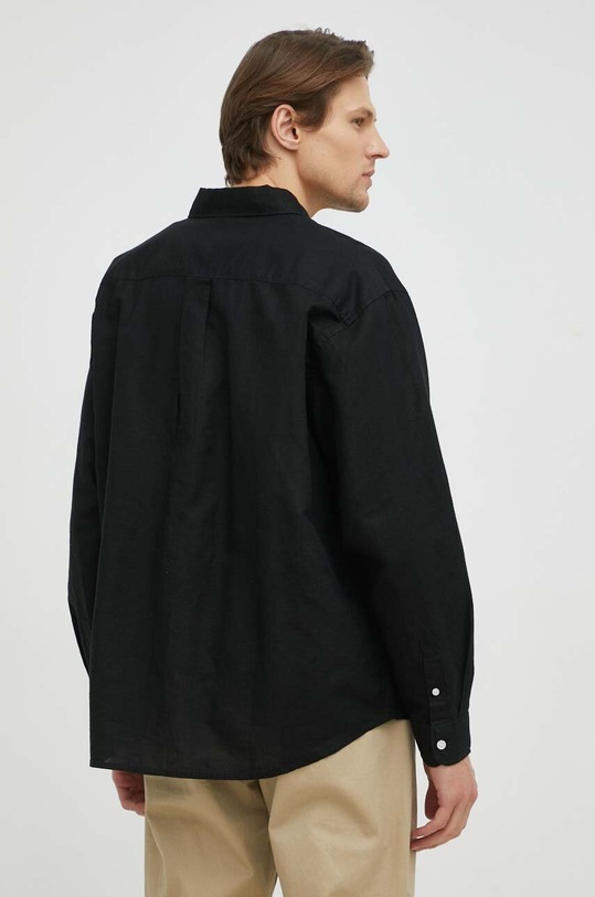 Wrangler koszula lniana czarny W5D6LO100