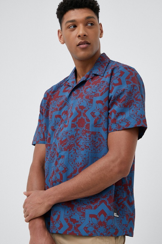 Jack Wolfskin koszula casual niebieski 1403871