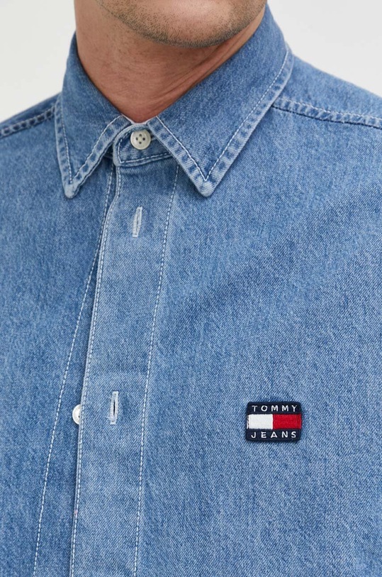 Tommy Jeans koszula jeansowa DM0DM15932.PPYX niebieski