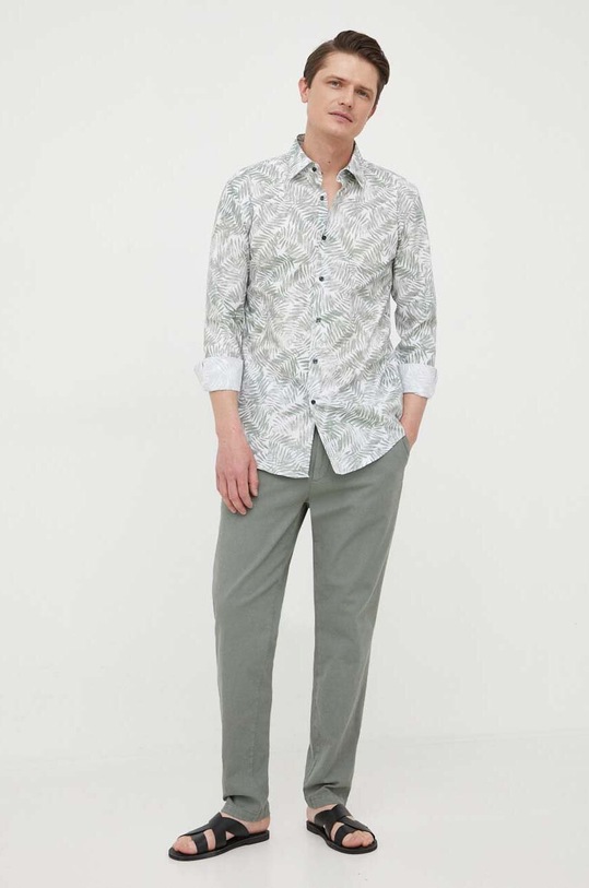 BOSS koszula 50490034 turkusowy SS23