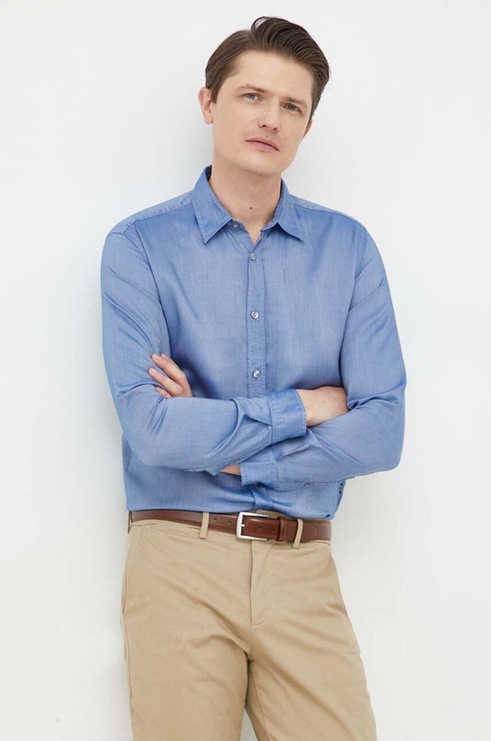 Košeľa BOSS regular modrá 50490322