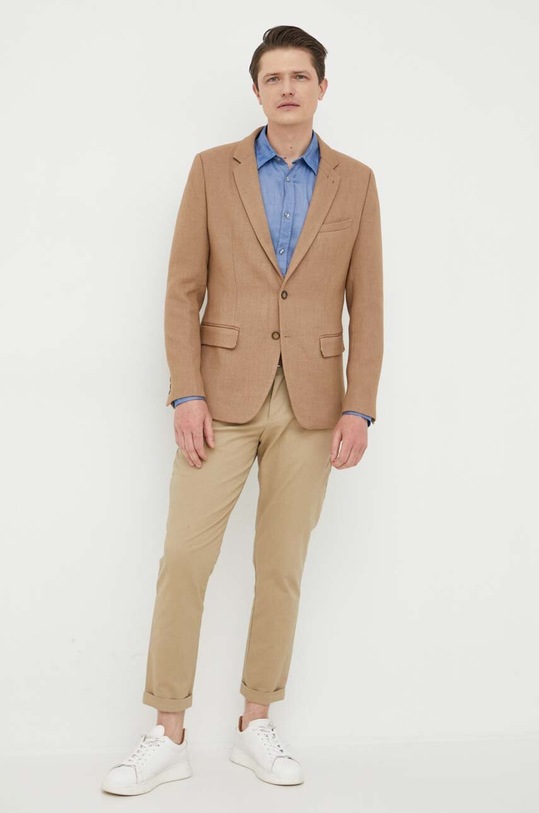 Oblečenie Košeľa BOSS 50490322 modrá