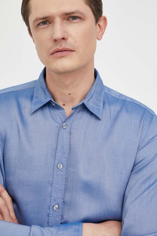 Košeľa BOSS 50490322 modrá
