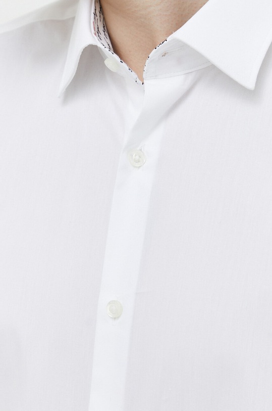HUGO koszula bawełniana 50489845 biały SS23
