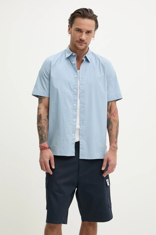 Košile HUGO modrá 50475668