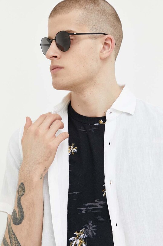 Superdry koszula lniana biały M4010608A.01C