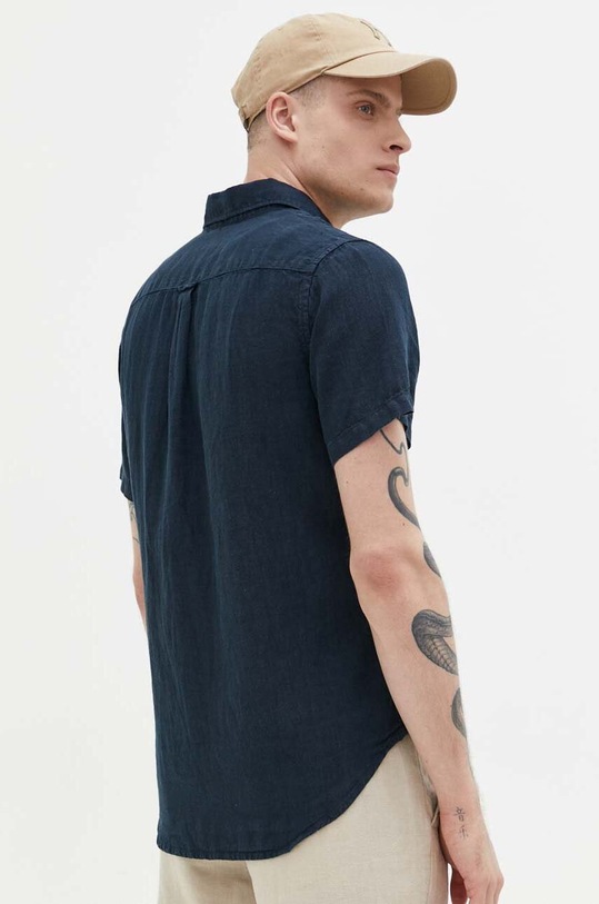 Одяг Сорочка з льону Superdry M4010608A.11S темно-синій