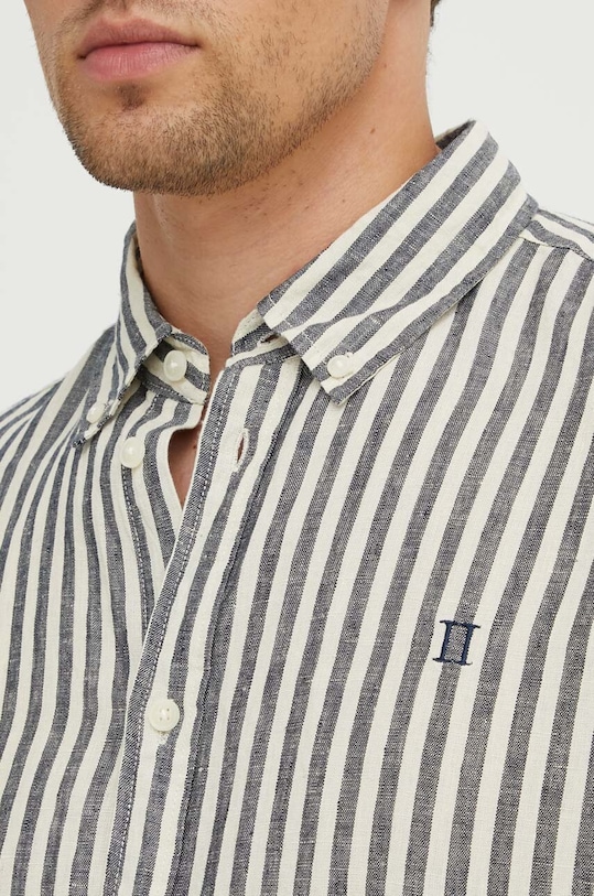 Сорочка з льону Les Deux LDM410150 бежевий SS25