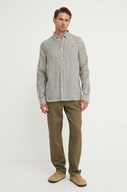 Одяг Сорочка з льону Les Deux LDM410150 бежевий