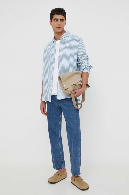 Les Deux camasa de in LDM410150 albastru SS25