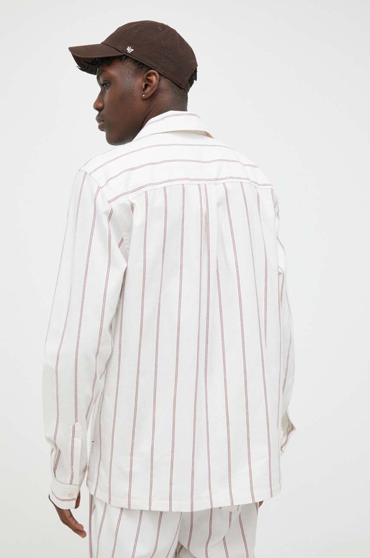 Odzież Les Deux koszula bawełniana LDM410153 beżowy