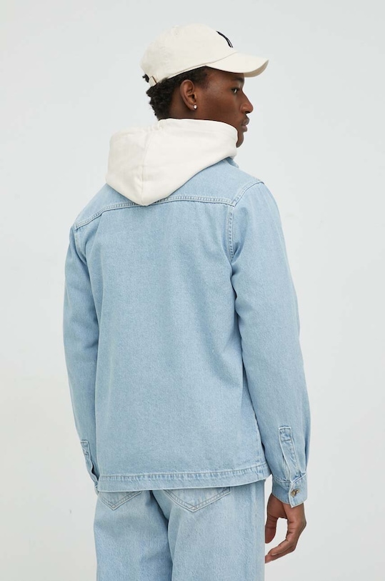 Odzież Les Deux koszula jeansowa LDM430007 niebieski