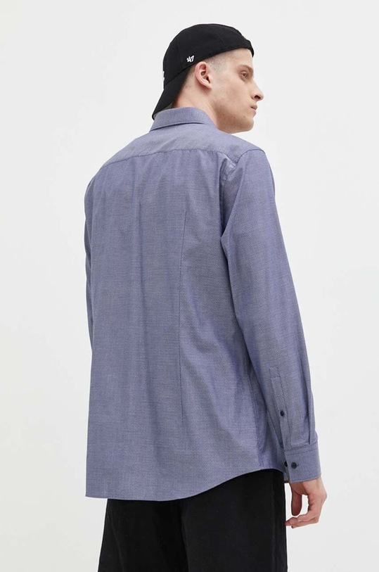 HUGO koszula bawełniana granatowy 50490122