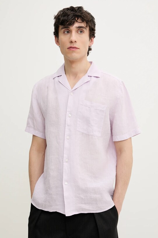 HUGO camasa de in scurt violet 50490761