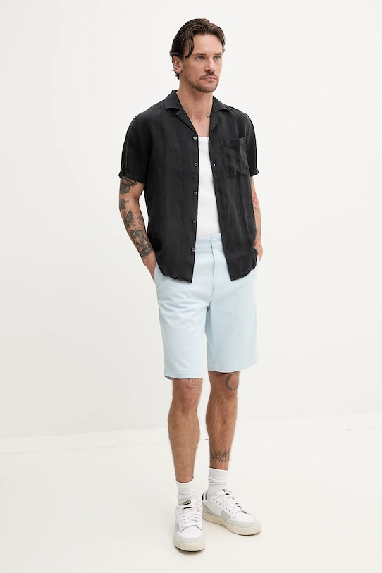 HUGO camasa de in 50490761 negru SS25