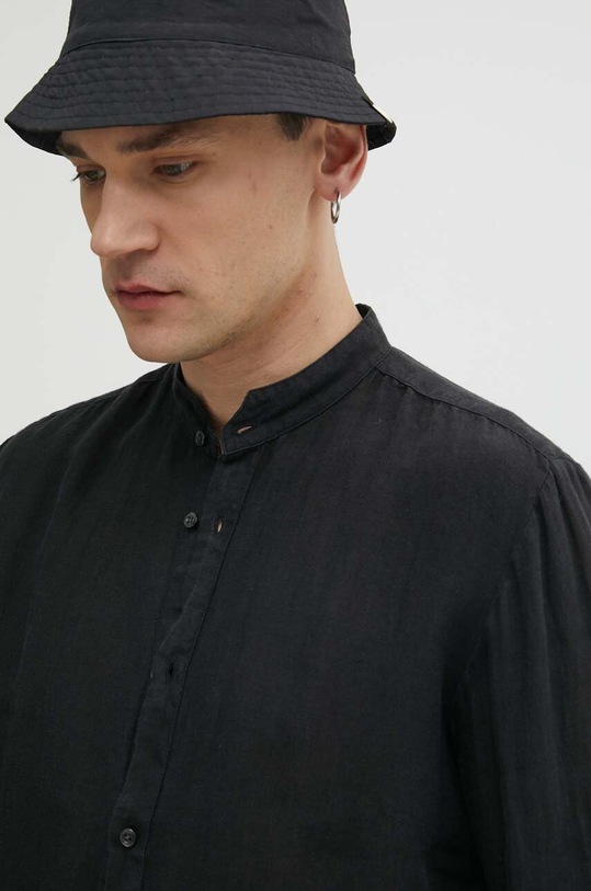 HUGO cămașă de in negru 50490740