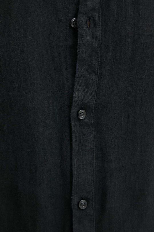 HUGO cămașă de in 50490740 negru
