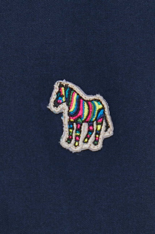 Βαμβακερό πουκάμισο PS Paul Smith M2R.599R.FZEBRA σκούρο μπλε