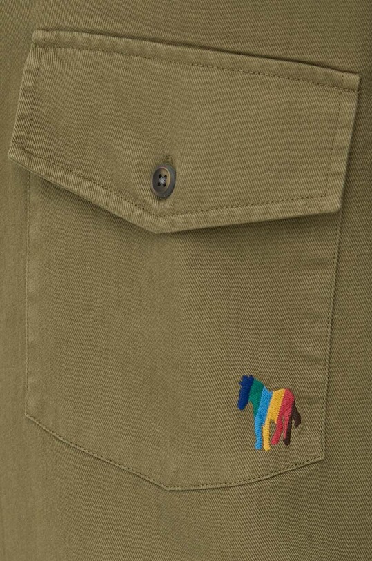 PS Paul Smith koszula bawełniana M2R.992X.K21452 zielony SS23