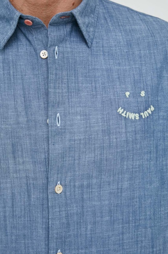 Košile PS Paul Smith M2R.681UE.K21787 modrá SS23