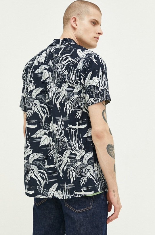 Odzież Protest koszula bawełniana 1710231 granatowy