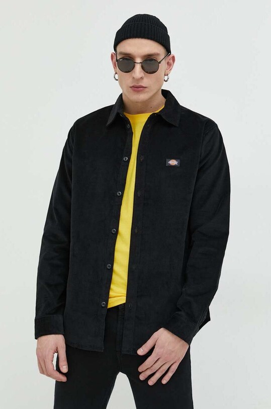 Вельветова сорочка Dickies casual чорний DK0A4Y7PBLK1