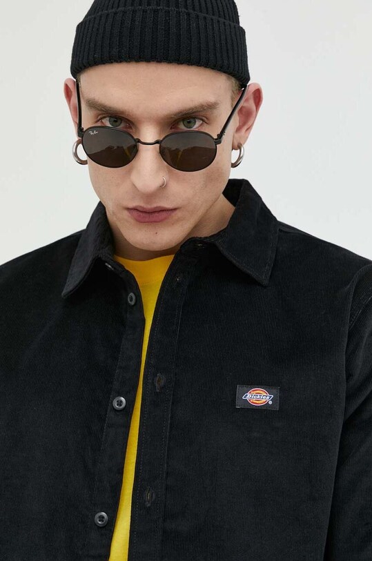 Вельветова сорочка Dickies DK0A4Y7PBLK1 чорний
