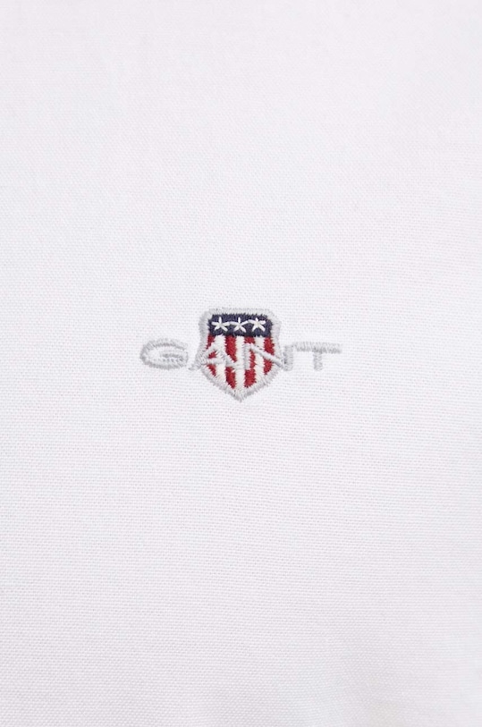 Bavlněná košile Gant 3230115 bílá SS24