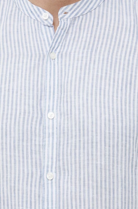 Plátěná košile Michael Kors CS340028VW modrá SS23