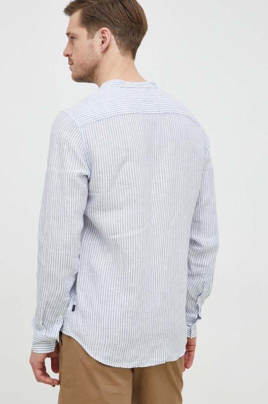 Plátěná košile Michael Kors modrá CS340028VW