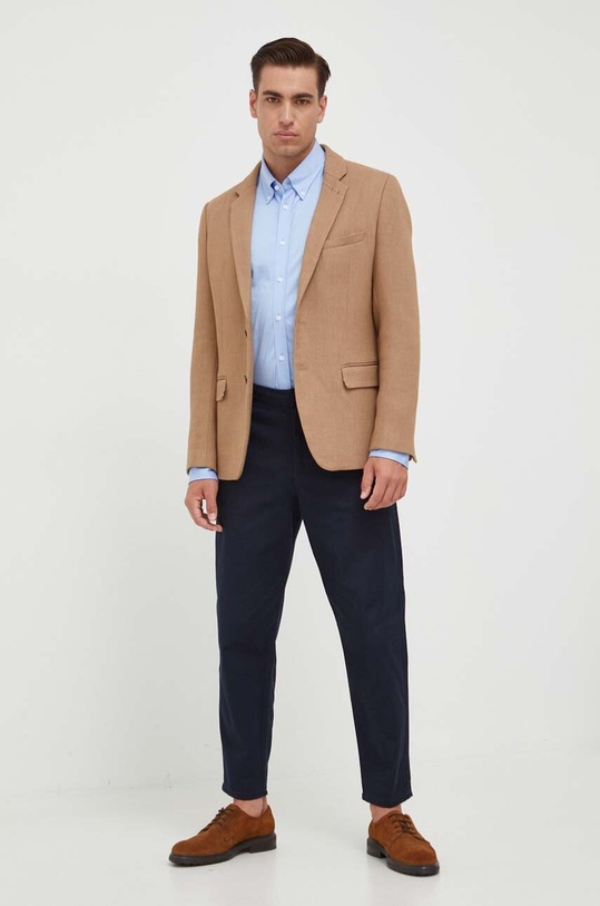 Odzież Michael Kors koszula CS3405S8LU niebieski